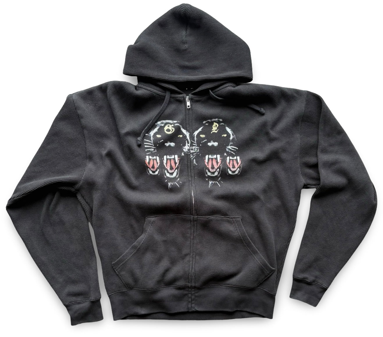 “Twin serpent” thermal zip up