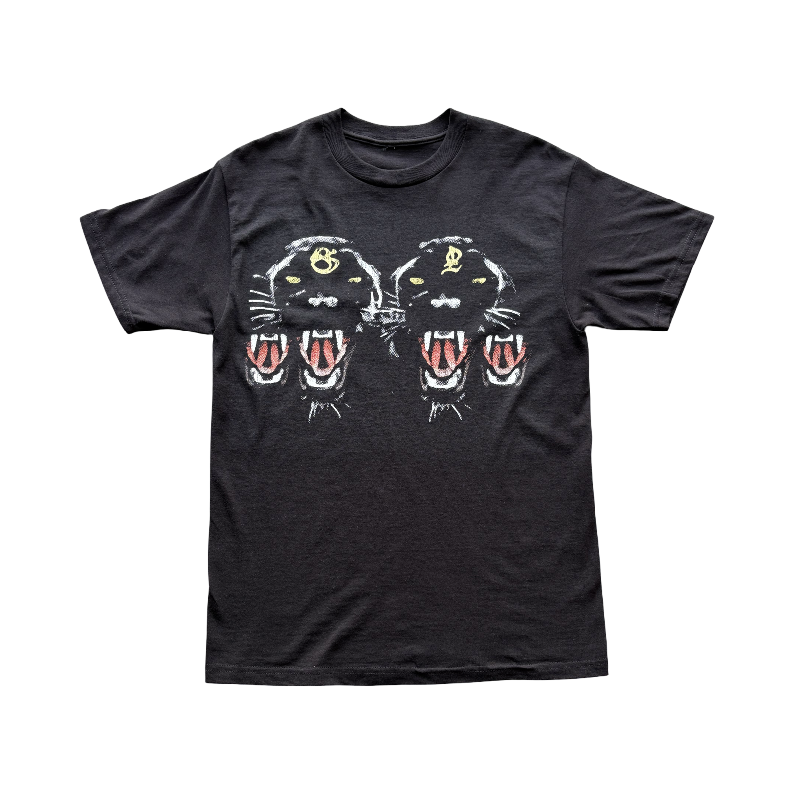 black coated panther tee