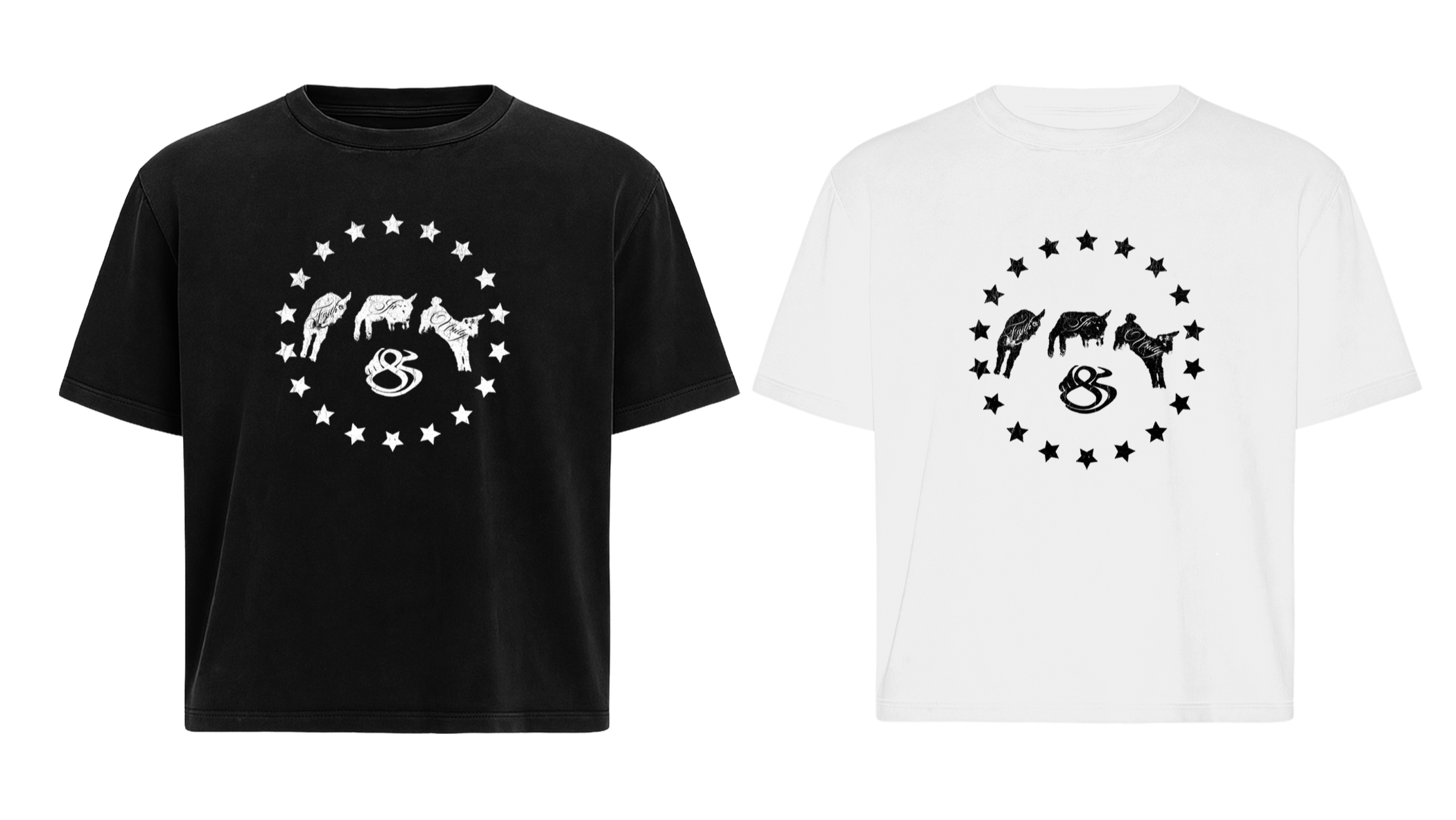 black coated panther tee
