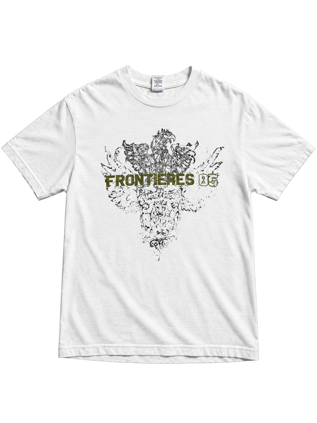 Frontières 85 tee (white)