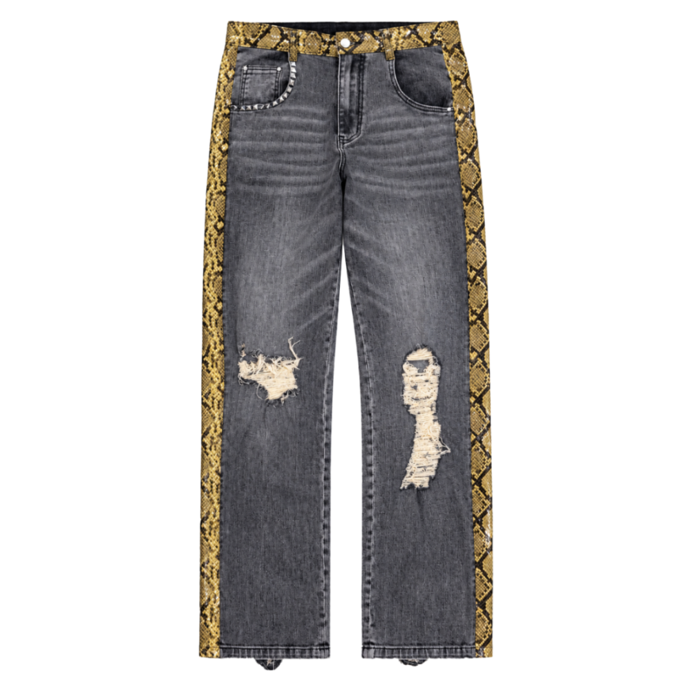 Green Serpent Denim