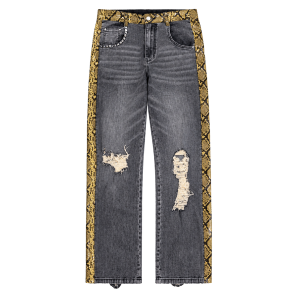 Green Serpent Denim