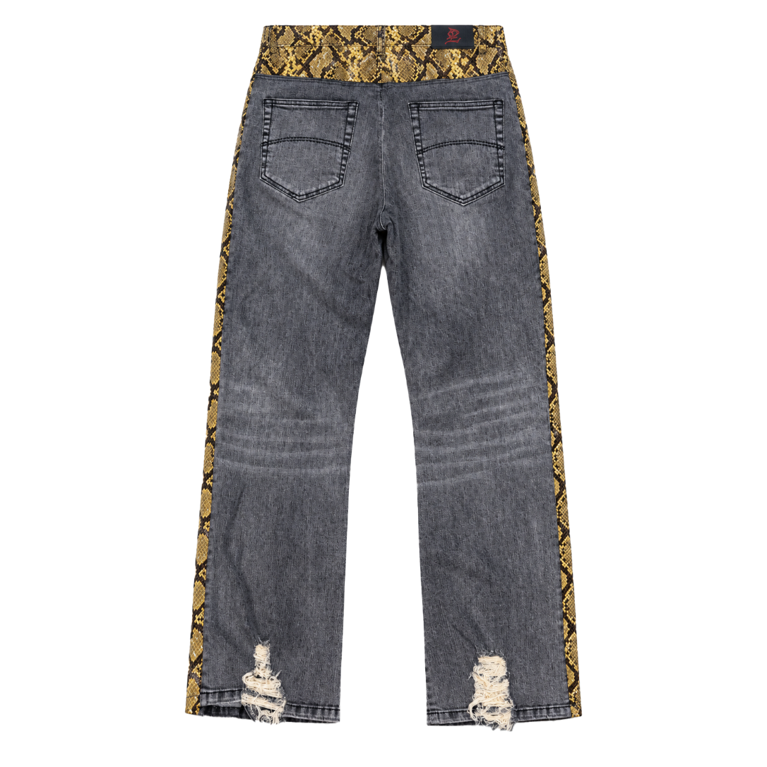 Green Serpent Denim
