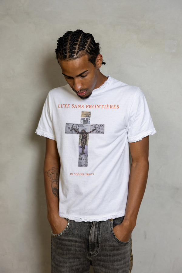 Blessed currency tee (white)
