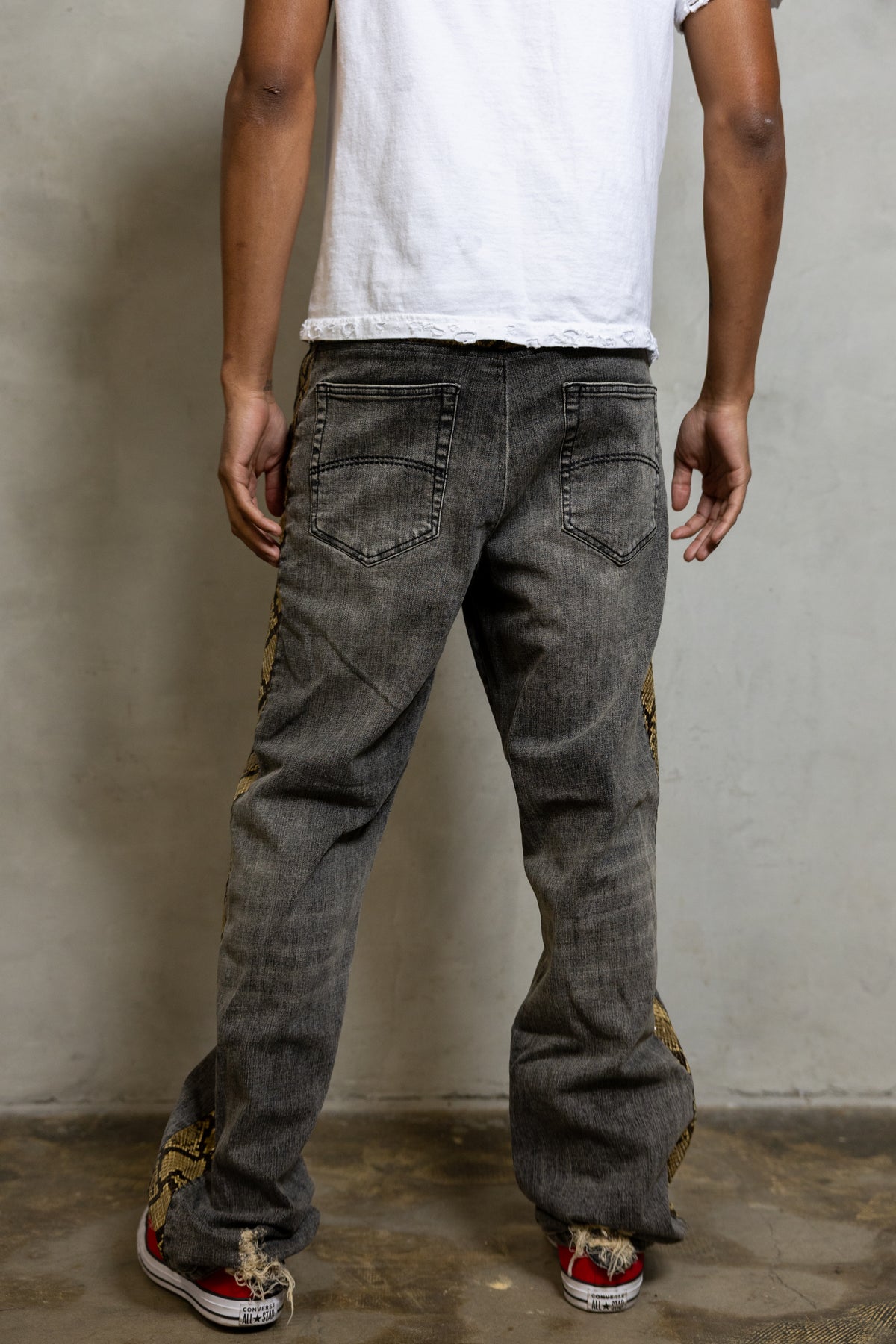Green Serpent Denim