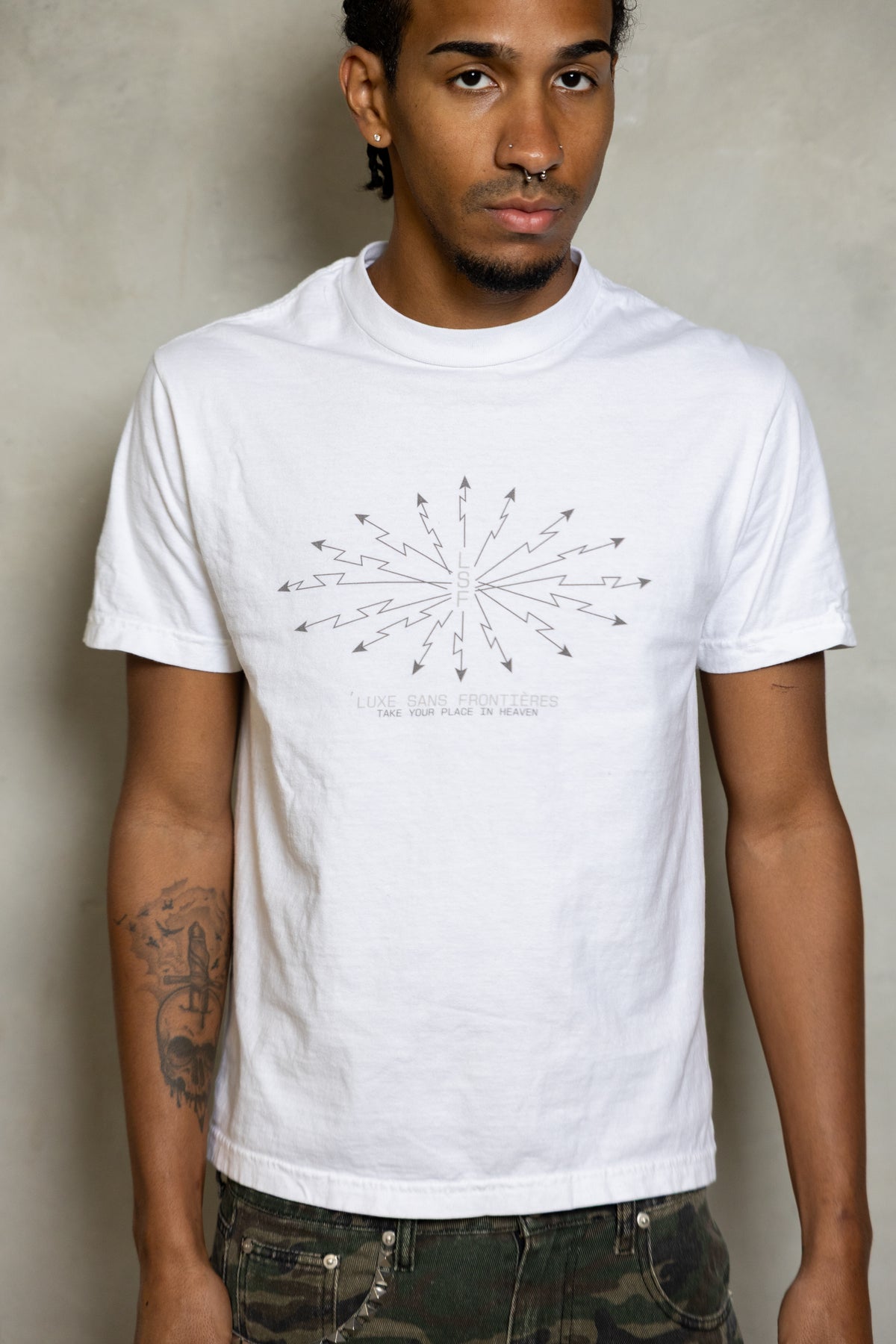 Take Your Place In Heaven tee (white)