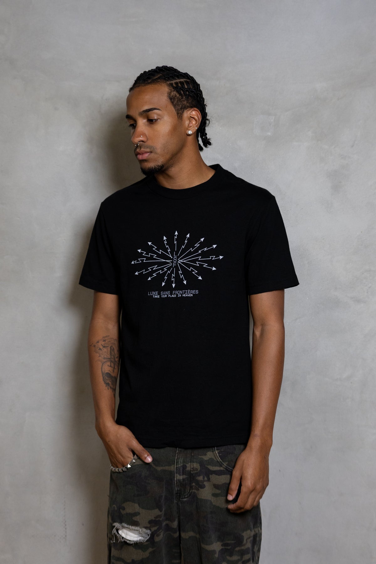 Take Your Place In Heaven tee (black)
