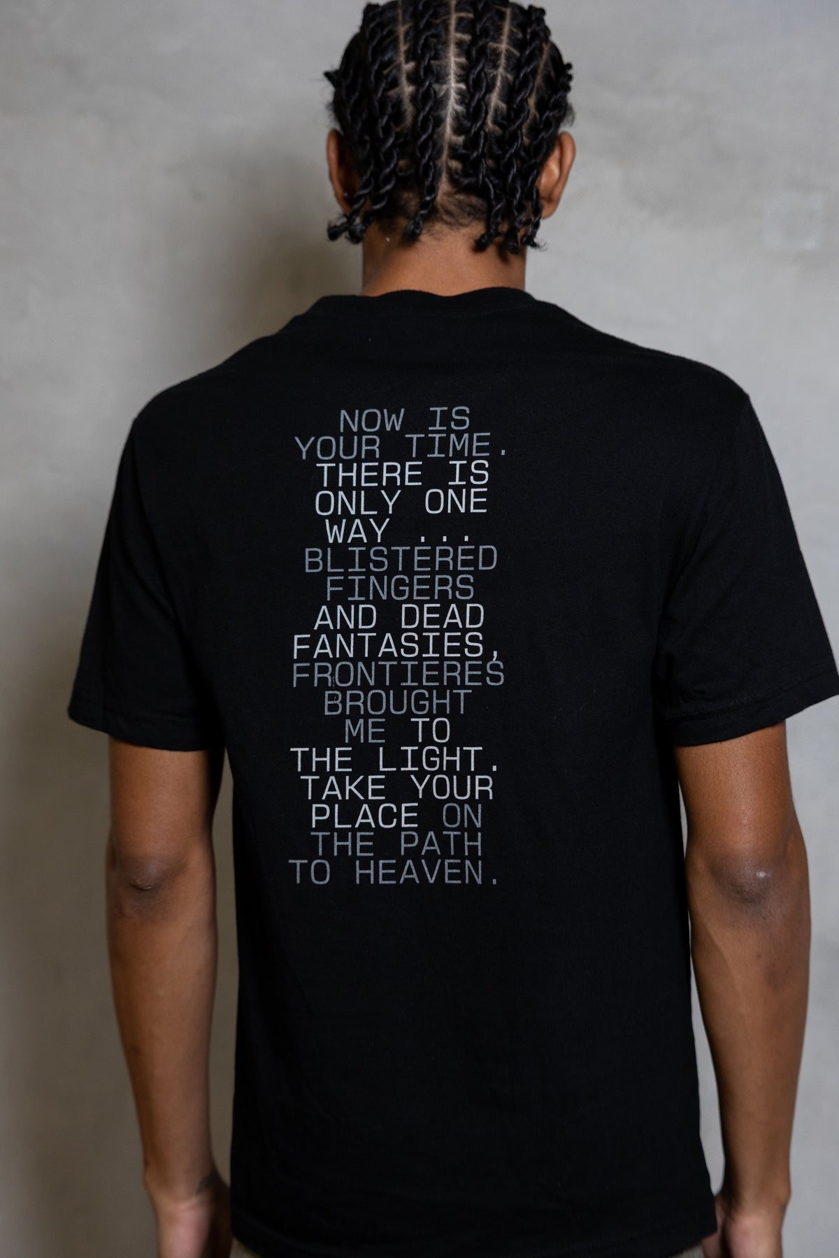 Take Your Place In Heaven tee (black)