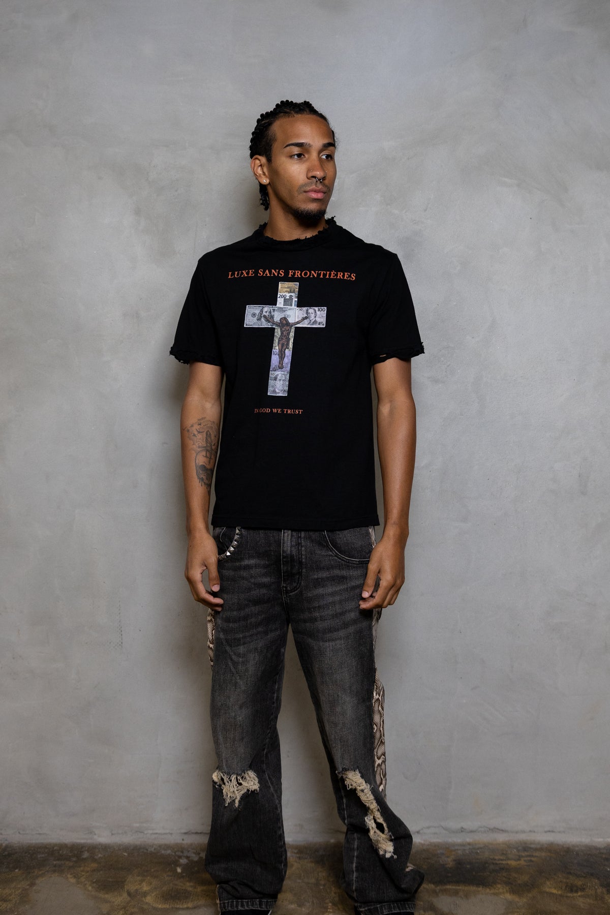 Blessed currency tee (black)