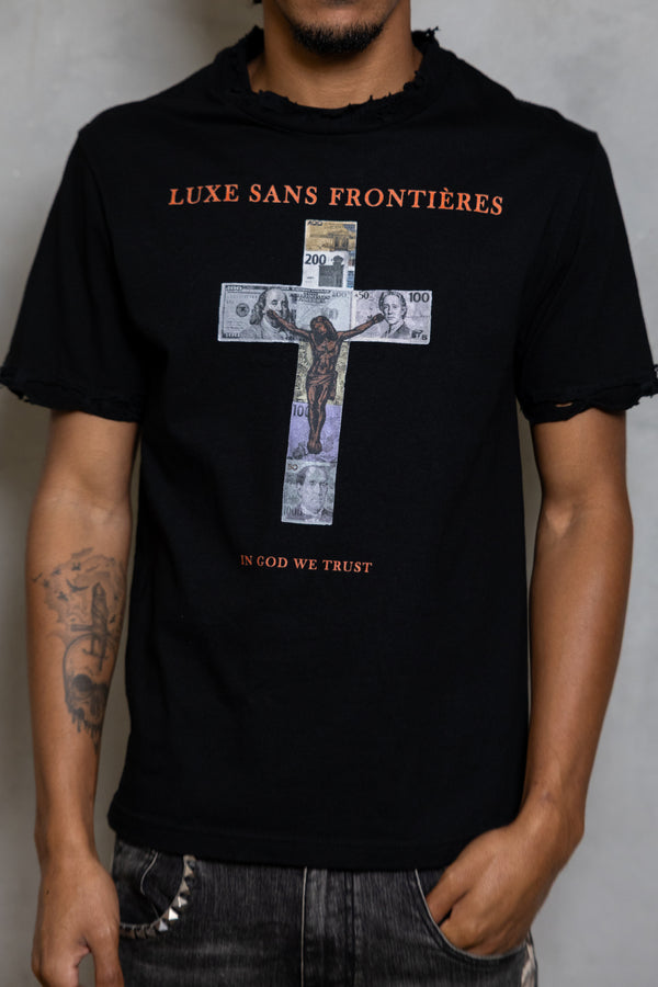 Blessed currency tee (black)