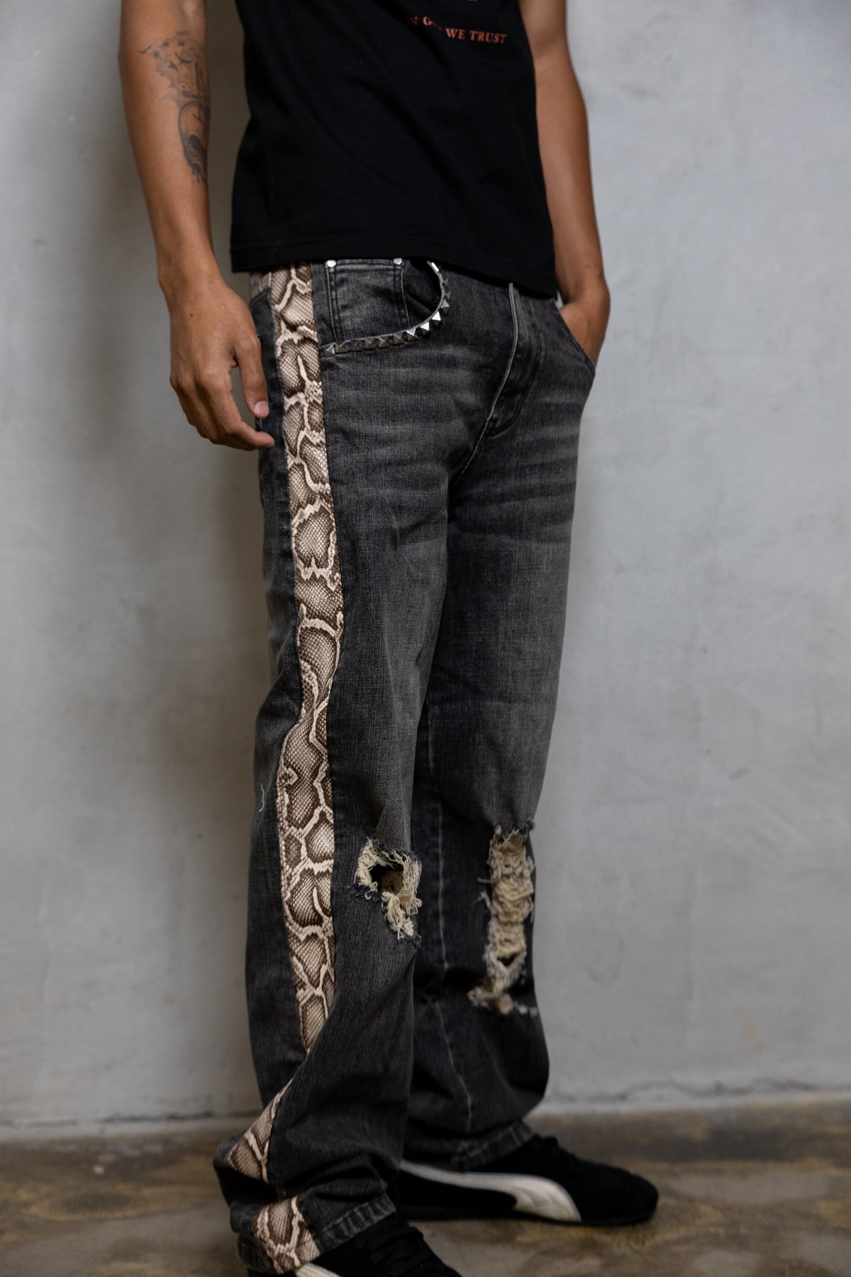 White Serpent Denim