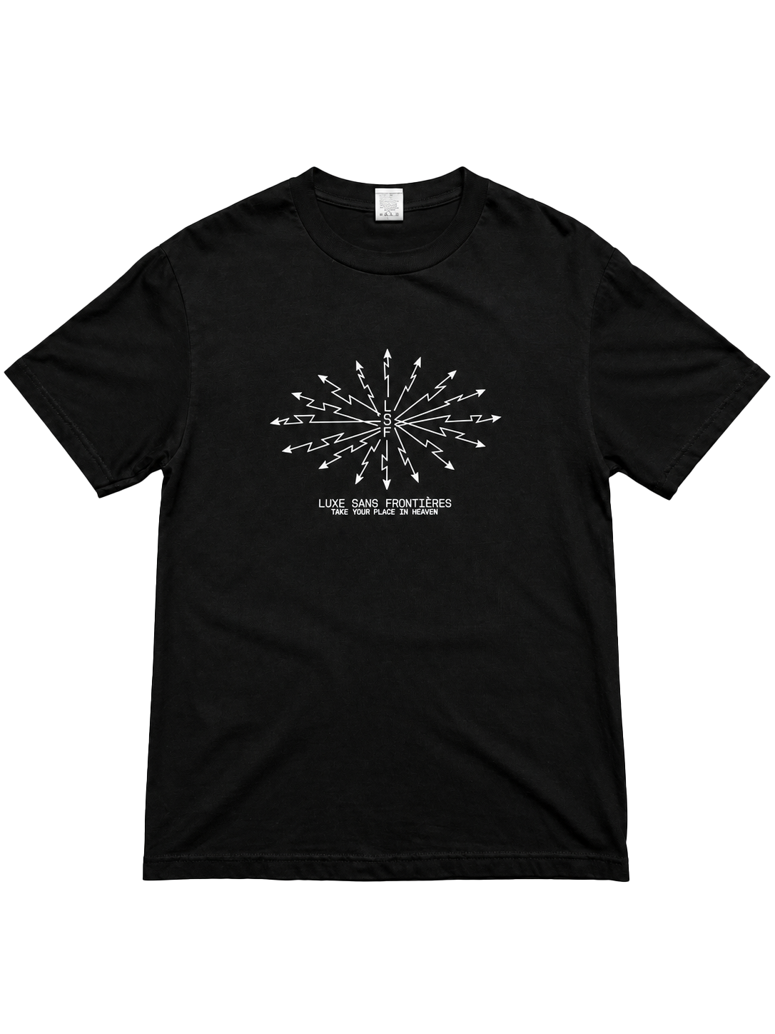 Take Your Place In Heaven tee (black)